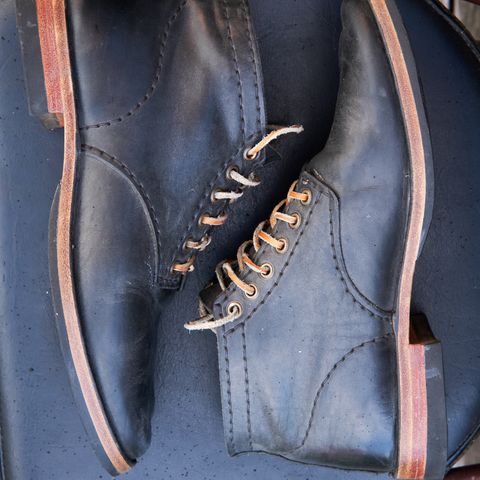 DIY Service Boot in Horween Black Nantucket