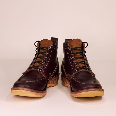 View photo of BHHB Pull-Top Moc in Seidel Oxblood Double Shot