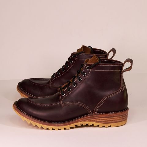 View photo of BHHB Pull-Top Moc in Seidel Oxblood Double Shot