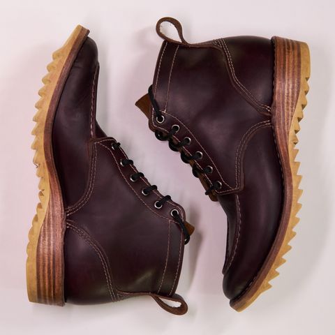 View photo of BHHB Pull-Top Moc in Seidel Oxblood Double Shot