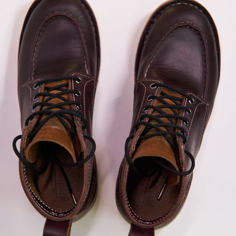 View photo of BHHB Pull-Top Moc in Seidel Oxblood Double Shot