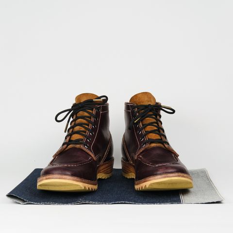 View photo of BHHB Pull-Top Moc in Seidel Oxblood Double Shot