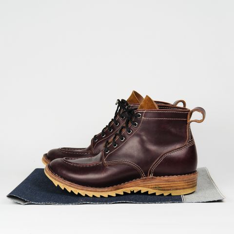 View photo of BHHB Pull-Top Moc in Seidel Oxblood Double Shot