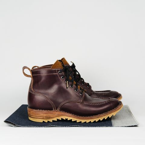 View photo of BHHB Pull-Top Moc in Seidel Oxblood Double Shot