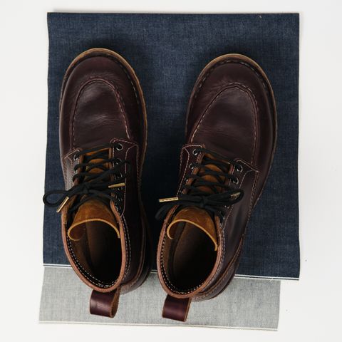 View photo of BHHB Pull-Top Moc in Seidel Oxblood Double Shot