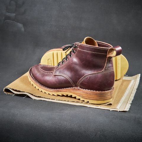 View photo of BHHB Pull-Top Moc in Seidel Oxblood Double Shot