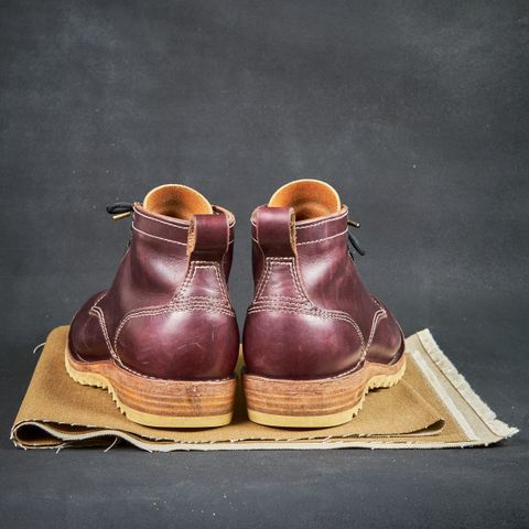 View photo of BHHB Pull-Top Moc in Seidel Oxblood Double Shot