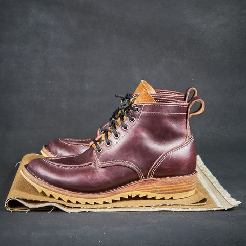 View photo of BHHB Pull-Top Moc in Seidel Oxblood Double Shot