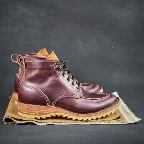 View photo of BHHB Pull-Top Moc in Seidel Oxblood Double Shot