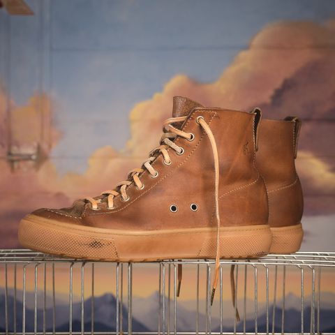 BHHB Railtown Sneaker Boot in Horween Natural Wax Flesh Backside