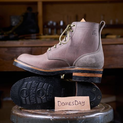 BHHB 7 Hole Standard in Horween Steel Predator & Horween Toasted Tan Dublin