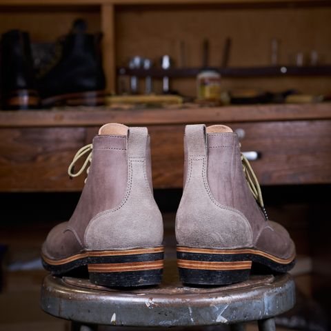 BHHB 7 Hole Standard in Horween Steel Predator & Horween Toasted Tan Dublin