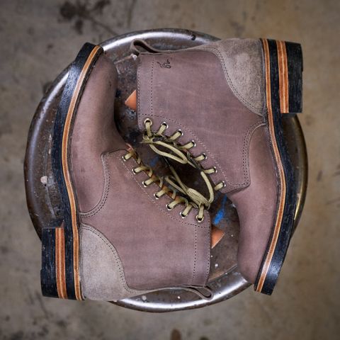 BHHB 7 Hole Standard in Horween Steel Predator & Horween Toasted Tan Dublin