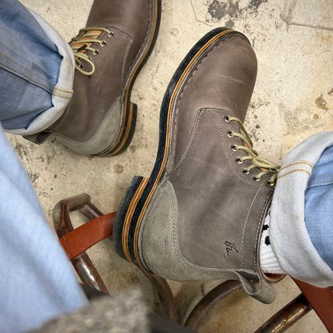 BHHB 7 Hole Standard in Horween Steel Predator & Horween Toasted Tan Dublin