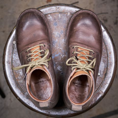 BHHB 7 Hole Standard in Horween Steel Predator & Horween Toasted Tan Dublin