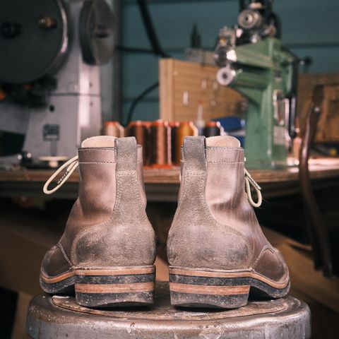 BHHB 7 Hole Standard in Horween Steel Predator & Horween Toasted Tan Dublin