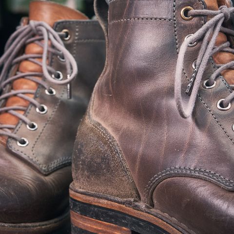 BHHB 7 Hole Standard in Horween Steel Predator & Horween Toasted Tan Dublin