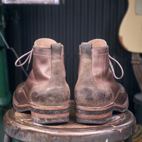 BHHB 7 Hole Standard in Horween Steel Predator & Horween Toasted Tan Dublin