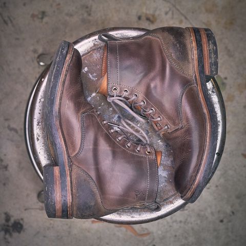 BHHB 7 Hole Standard in Horween Steel Predator & Horween Toasted Tan Dublin