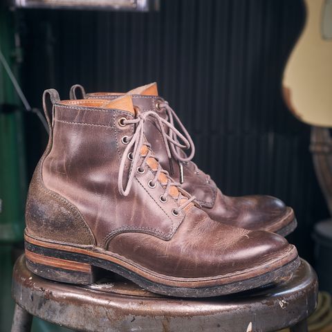 BHHB 7 Hole Standard in Horween Steel Predator & Horween Toasted Tan Dublin