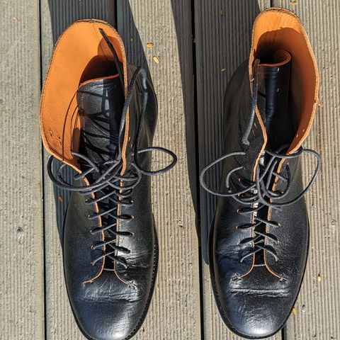 Briselblack The Buck Wholecut Lace to Toe in Shinki Black Latigo Teacore Horsehide