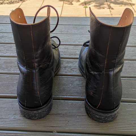 Briselblack The Buck Wholecut Lace to Toe in Shinki Black Latigo Teacore Horsehide