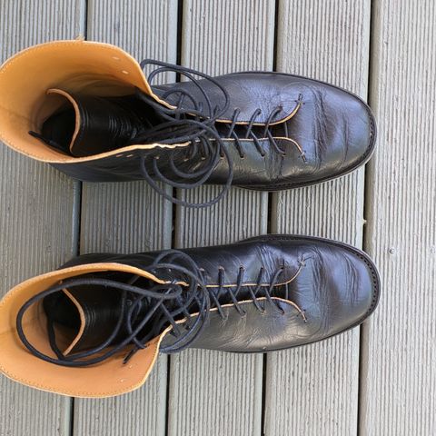 Briselblack The Buck Wholecut Lace to Toe in Shinki Black Latigo Teacore Horsehide