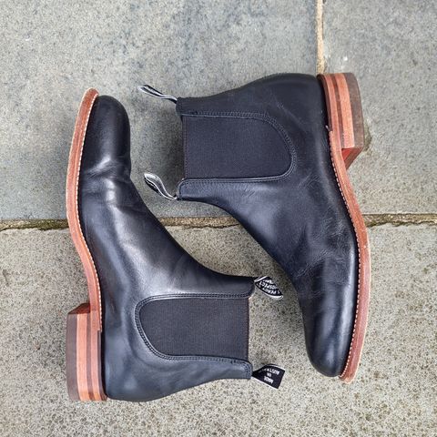 R.M. Williams Classic Turnout Boot in Black Yearling