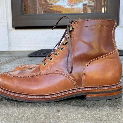 Grant Stone Ottawa Boot in Horween Honey Glazed Shell Cordovan