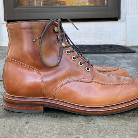 Grant Stone Ottawa Boot in Horween Honey Glazed Shell Cordovan