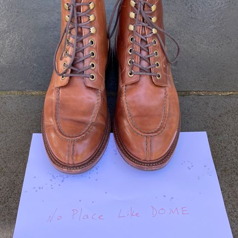 Grant Stone Ottawa Boot in Horween Honey Glazed Shell Cordovan