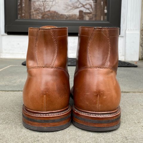 Grant Stone Ottawa Boot in Horween Honey Glazed Shell Cordovan