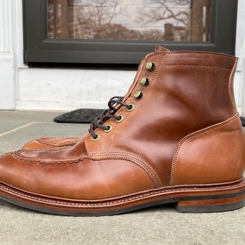 Grant Stone Ottawa Boot in Horween Honey Glazed Shell Cordovan