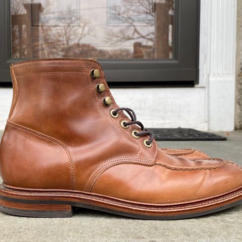 Grant Stone Ottawa Boot in Horween Honey Glazed Shell Cordovan