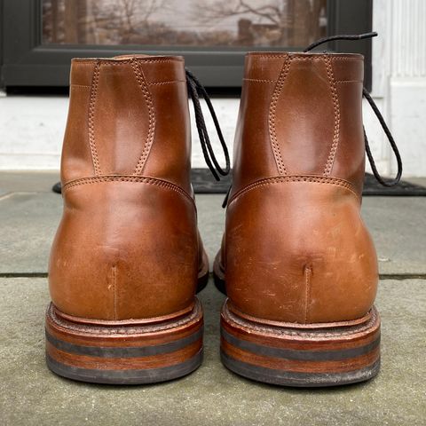 Grant Stone Ottawa Boot in Horween Honey Glazed Shell Cordovan
