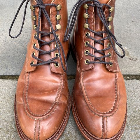 Grant Stone Ottawa Boot in Horween Honey Glazed Shell Cordovan
