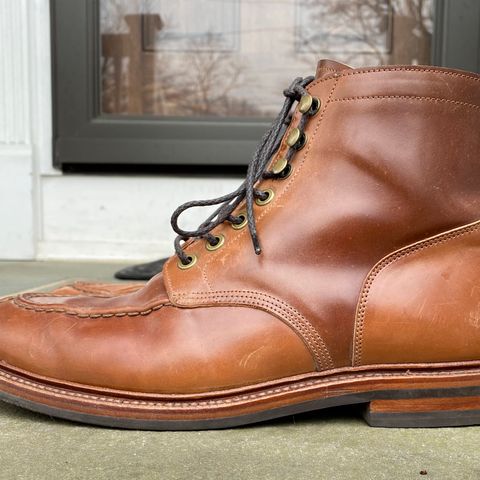 Grant Stone Ottawa Boot in Horween Honey Glazed Shell Cordovan