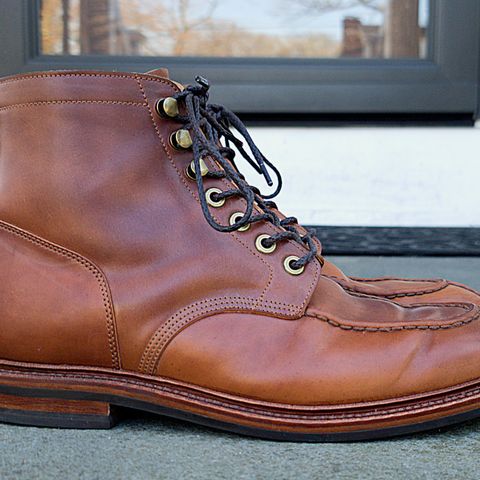 Grant Stone Ottawa Boot in Horween Honey Glazed Shell Cordovan