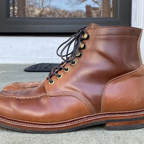 Grant Stone Ottawa Boot in Horween Honey Glazed Shell Cordovan