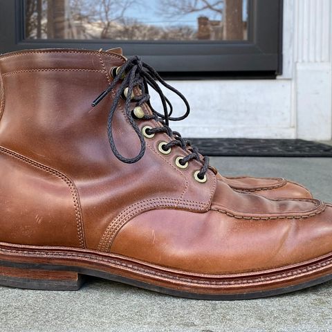 Grant Stone Ottawa Boot in Horween Honey Glazed Shell Cordovan