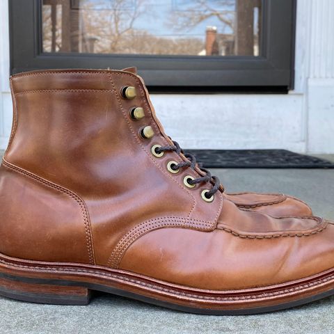 Grant Stone Ottawa Boot in Horween Honey Glazed Shell Cordovan