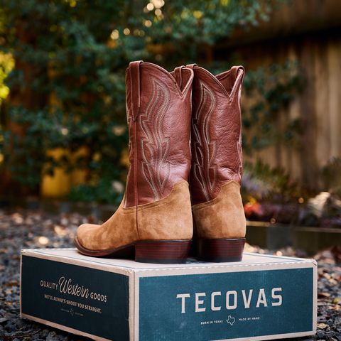 View photo of Tecovas The Warren in Deerskin Roughout