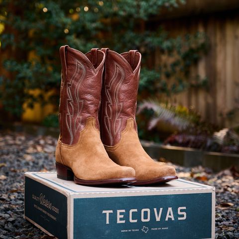 View photo of Tecovas The Warren in Deerskin Roughout