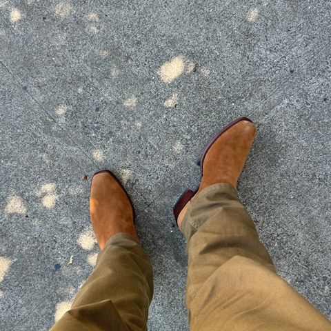 View photo of Tecovas The Warren in Deerskin Roughout