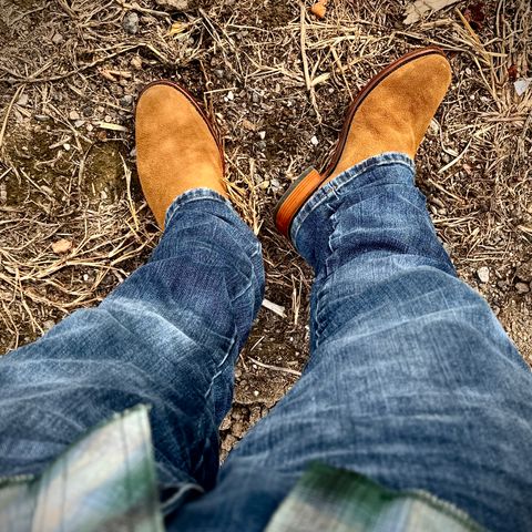 Search result thumbnail of Ariat Bench Made Clanton in Oiled Tan Roughout