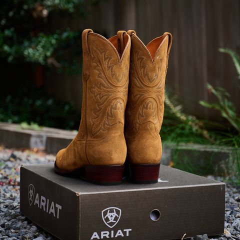 Search result thumbnail of Ariat Bench Made James in Oiled Tan Roughout