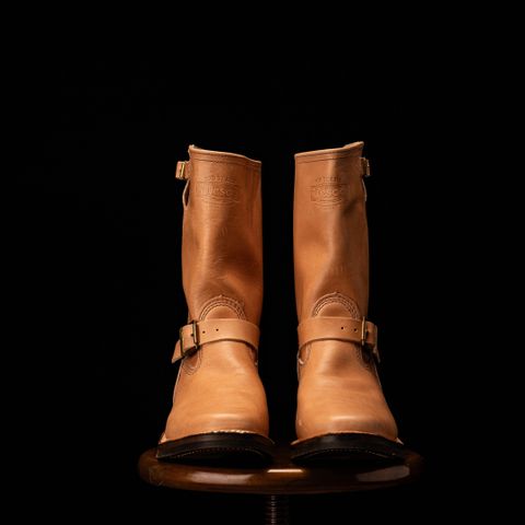 Wesco Boss Engineer Boot in Horween Natural Essex