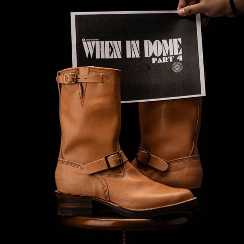 Wesco Boss Engineer Boot in Horween Natural Essex