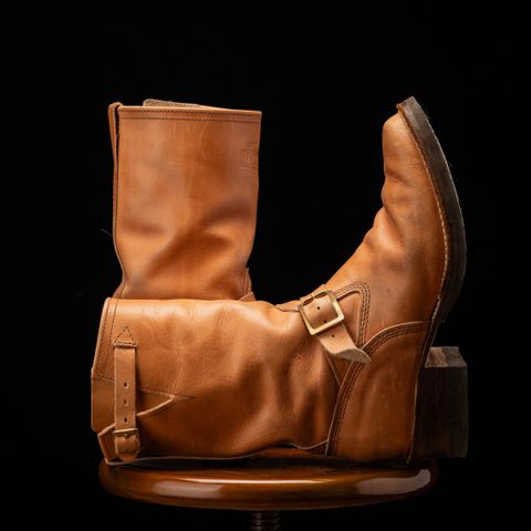 Wesco Boss Engineer Boot in Horween Natural Essex