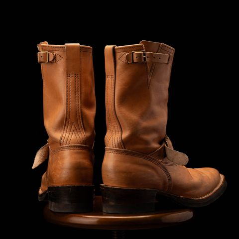 Wesco Boss Engineer Boot in Horween Natural Essex